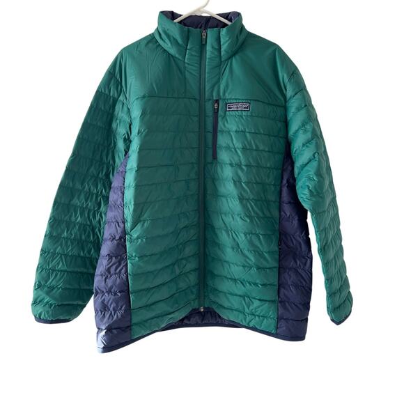 Brand New Men'sXL Vineyard Vines Lightweight Packable Puffer Jacket Turf Green